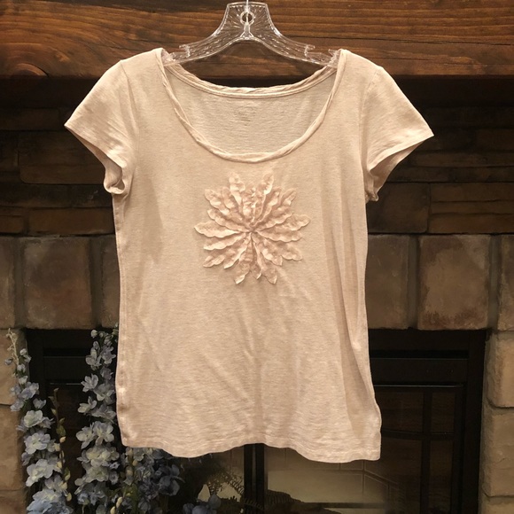 LOFT Tops - Ann Taylor LOFT Cap Sleeve Tee • Size XS